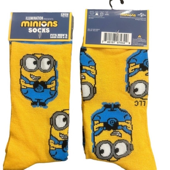Minions Crew Socks 🧦 - Picture 2 of 4